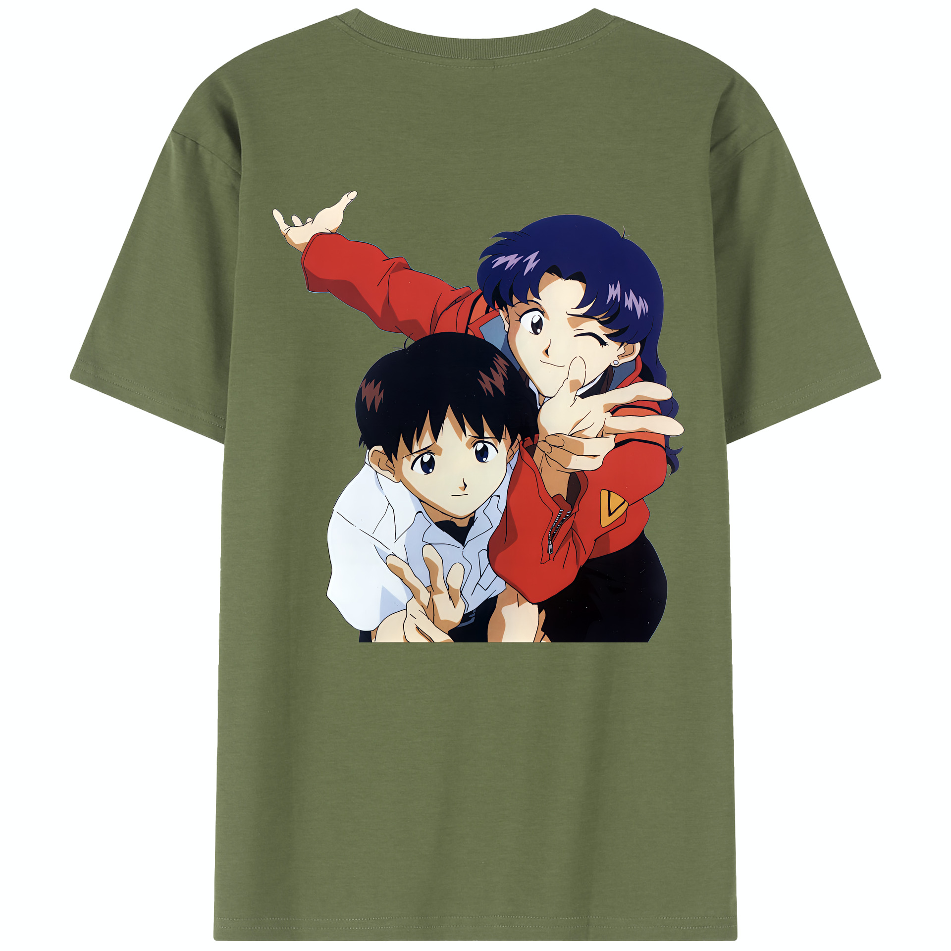 （画像用） EVA 新世紀エヴァンゲリオン 綿100％半袖Tシャツ（背面プリント）